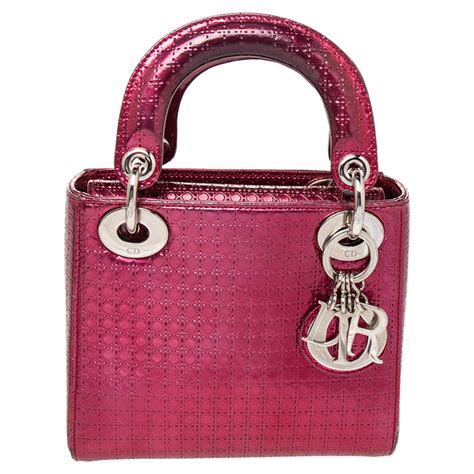 lady dior metallic pink|lady dior mini price.